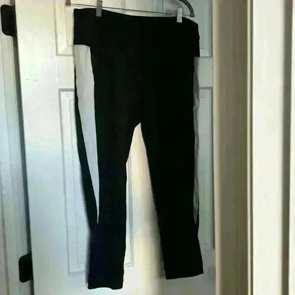 Lysse XL leggings Black with white accent - Picture 1 of 3